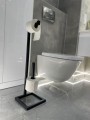 Stojak metalowy na papier toaletowy w stylu loft- TriBeCa Stand